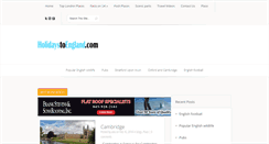 Desktop Screenshot of holidaystoengland.com